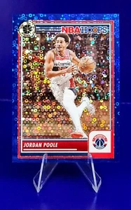 Jordan Poole 2023-24 NBA Hoops Premium Stock #277 Wizards Blue Disco Prism /99 - Picture 1 of 2