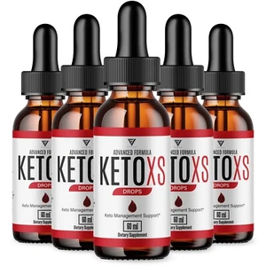 (5 Pack) Keto XS Drops, KetoXS Drops Maximum Strength Weight Management (10oz) - Picture 1 of 6