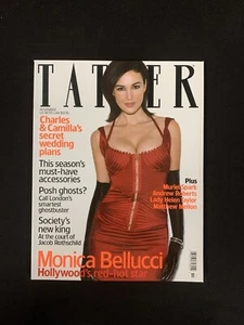 Tatler (UK) Fashion Magazine November 2003 - Monica Bellucci, Andrew Roberts - Picture 1 of 5