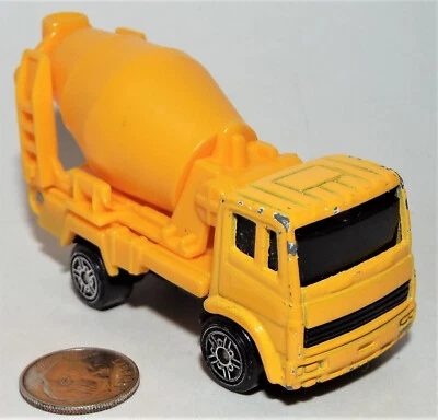 Maisto Die Cast Cement Ready Mix Truck in Yellow  (Worn) - Image 1 of 4