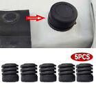 5pcs Black Rubber Car Bonnet Rubber Buffer Hood Washer Bumper Parts For Nissanl