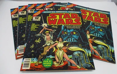 1977 STAR WARS # 1 Marvel Special Edition TREASURY COMIC FN-VF Whitman CM1728 - Image 1 of 4