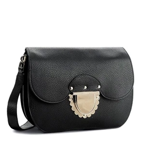 Bolso de hombro de cuero para mujer FURLA DUCALE NEGRO S/S 2018 - Imagen 1 de 3