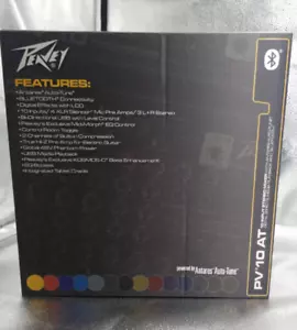 New Peavey PV10AT Compact 10 Channel Mixer w/ Bluetooth & Antares Auto-Tune! - Picture 1 of 4