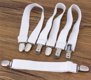 Home-Organizer Tech 4 Pcs Adjustable Sheet Band Straps Suspenders Bed or Sofa Sh - Picture 1 of 1