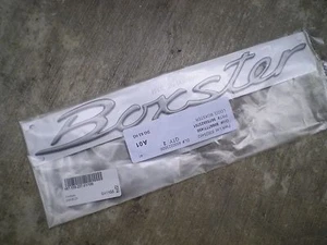 Porsche Boxster emblema "Boxster" (titanio) para tapa maletero NUEVO #NS 987 559 237 01 - Imagen 1 de 3