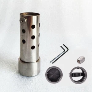 Silenciador de tubo de escape universal para motocicleta 20 mm 25 mm 30 mm 35 mm silenciador - Imagen 1 de 11