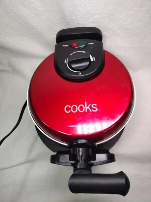 COOKS Gofrera Giratoria CERÁMICA ANTIADHERENTE Control de Pardeamiento Bandeja de Goteo Funciona Foto 1 de 4