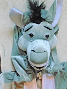 Costume Shrek Asino Vestito Fantasia Bambini Età 5 - 6 - Foto 1 di 9