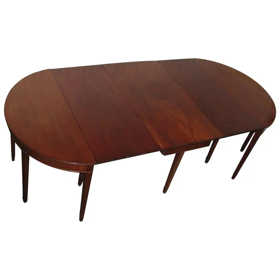 Antique American Federal Hepplewhite Mahogany Extending Dining Table Circa 1790 - Image 1 of 4
