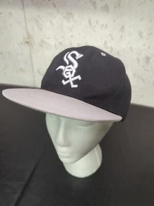 Chicago White Sox Baseball Cap HeadCoverz Snapback Black Hat Adult Large Nice - Picture 1 of 11