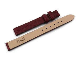 Cinturino Piaget Pelle Cocco Bordeaux 11/10mm Accessori Ricambi Donna Nuovo Cool - Imagen 1 de 4