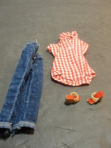 C26 Vintage 1960's Mattel Barbie #967 Picnic Fishing Set - Incomplete - Picture 1 of 4