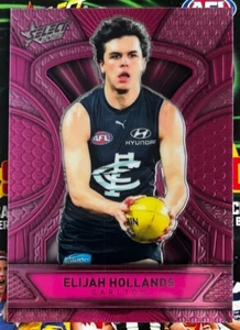 Select AFL 2025 Footy Stars ELIJAH HOLLANDS (CARLTON) Pink Dragon Scales LDP14 - Picture 1 of 2