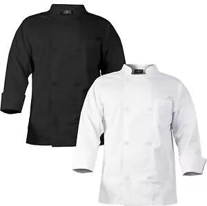 CHEF CODE leichter Kochmantel mit 8 Perlenknöpfen CC118 - Bild 1 von 6