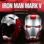 Nowy elektryczny sterowanie głosem Marvel Iron Man MK5 1:1 Kask do noszenia / prezent urodzinowy