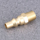  1/4 Inch Shutoff Connector Propane Quick Regulator Air Hose Male Plug Brass