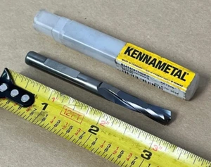 6.7MM DIA KENNAMETAL CARBIDE DRILL BIT, B343S06700HPG K343S02638HPG KC7315 .2638 - Picture 1 of 9