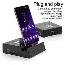 Plug & Play USB 2.0 Interface Type-C USB to HDMI compatible Card Reader Adapter