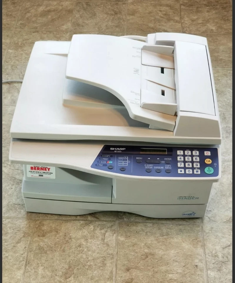 SHARP AR-168S ALL-IN-ONE LASER PRINTER FULLY FUNCTIONAL VERY CLEAN SEE PICTURES! - Image 1 of 4
