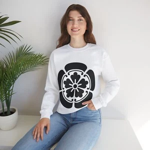 Sudadera Oda Clan Shogun Samurai Ninja Clan Japonés Crest Unisex Mezcla Pesada - Imagen 1 de 13