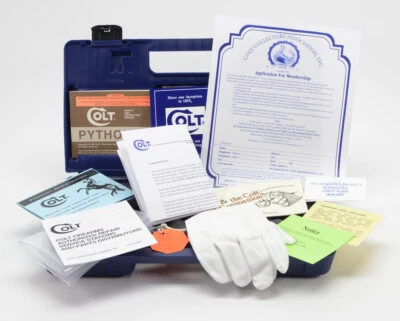 Colt Python Box, OEM Case, With 1990 Manual, And Much More! - Image 1 of 4
