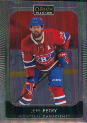 2021-22 O-Pee-Chee Platinum #53 Jeff Petry Montreal Canadiens - Image 1 of 2