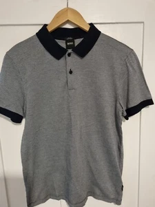 Hugo Boss Men’s Slim Fit Mercerised Polo Top Size Medium - Picture 1 of 8