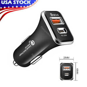 USB PD 20W Type-C Car Charger Fast Charge Adapter For iPhone 13 12 11 Pro Max