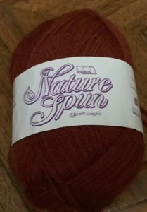 NATURE SPUN 100% Wool Yarn #101s BURNT SIENNA 50gr/184yds - Picture 1 of 3