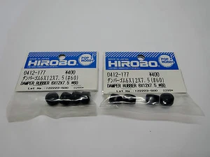 2 Pkt Hirobo 0412-177 Dämpfungsgummi 60° Damper Rubber - Bild 1 von 1