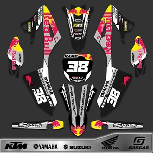 Yamaha YZ 125-250 2022-2023 2 stroke Graphics Kit Decals Stickers - Bild 1 von 1