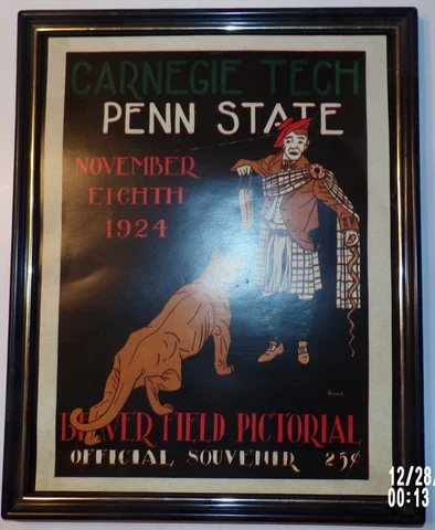 Penn State Carnegie Tech Beaver Field Pictorial 15" x 12" Poster - 2014 Calendar Cover
