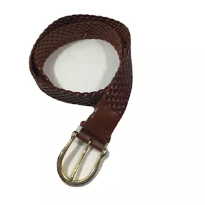 Michael Kors women’s size L Wjoven leather belt brown - Picture 1 of 5