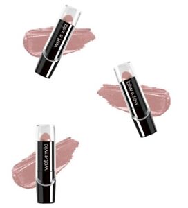 Wet n Wild Silk Finish Lipstick Hydrating Lip Color Rich Buildable 3 pack
