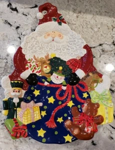 Vintage JC Penney Home Collection Snowman Christmas Platter - Picture 1 of 10