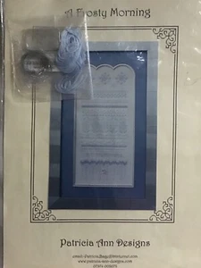 Patricia Ann Designs- A Frosty Morning Chart & Specialty Thread - Picture 1 of 2
