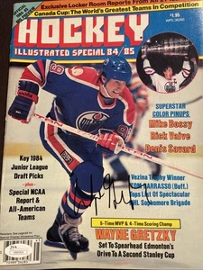 Wayne Gretzky Autographed Hockey Illustrated 1984/85 JSA Certified  - Picture 1 of 5