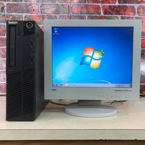 Lenovo ThinkCentre PC Retro Gaming i5-2400 3.10GHz 16GB RAM Windows 7 Pro 64-Bit - Foto 1 di 9