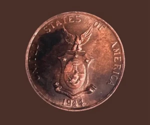 1944 S Philippines 1 Centavo San Francisco Mint *Circulated* - Picture 1 of 3