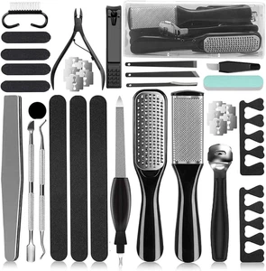 Kit Pedicure 36 in 1, Strumenti Pedicure Professionali Raspa Piedi Rimozione Pelle Morta - Foto 1 di 12
