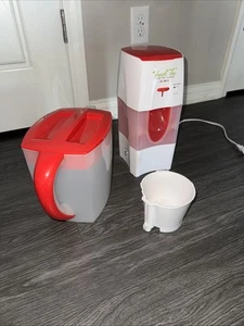 Mr. Coffee Fresh Tea Iced Tea Maker 3 Quart w/Pitcher TM75RS Red Tested Works - Picture 1 of 13
