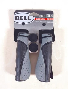Bell Bike Handlebar Grips, Ergonomic, Comfort 750, Black & Grey, Rubber - Picture 1 of 2