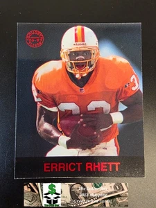 1997 Fleer Goudey Errict Rhett RED  Card #140 Buccaneers - Picture 1 of 2