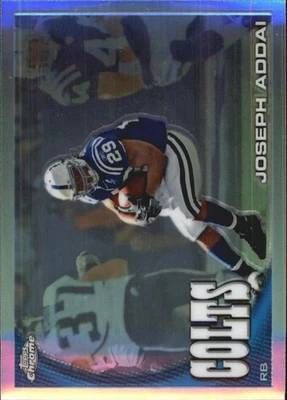 2010 Topps Chrome Refractors #C154 Joseph Addai - FB - Image 1 of 2