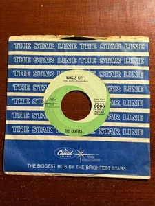 The Beatles Kansas City Boys Capitol The Star Line 45 rpm Record - Imagen 1 de 3
