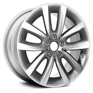 Wheel For 2011-15 BMW 550I 19x8.5 Front Alloy 5 V Spoke 5-120mm Metallic Silver - Picture 1 of 1