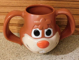 25-862 Vintage Nesquick "QUIK" Plastic Bunny Mug/Cup The Nestle Co. RARE Cartoon - Picture 1 of 8
