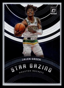 Jalen Green 2022-23 Donruss Optic Star Gazing #2 Houston Rockets - Imagen 1 de 2