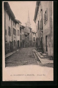 AK St-Laurent-les-Macon, Grande Rue  - Bild 1 von 2